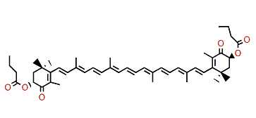 (3R,3'S)-Dihydroxy-beta,beta-carotene-4,4'-dione 3,3'-diester